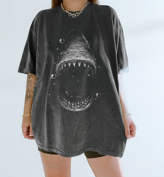 Unique Vintage Shark T-shirt