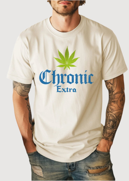 Chronic Extra Weed Vintage Meme T-shirt - KILLER RETRO