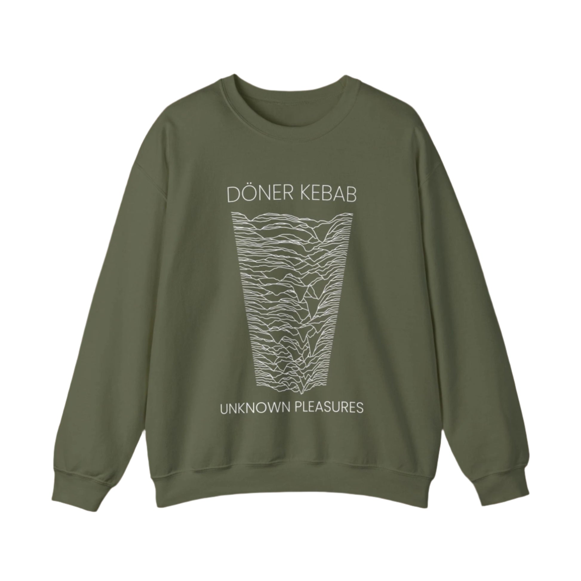 Doner Kebab Unknown Pleasures Retro Meme Sweatshirt. - KILLER RETRO