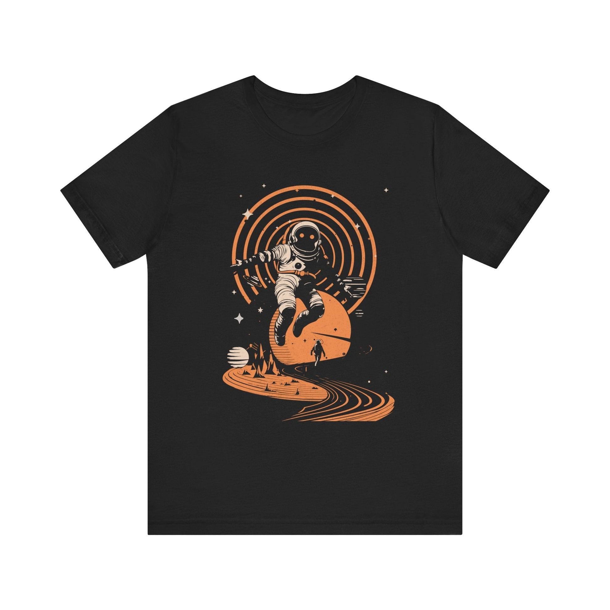 Explore the Cosmos with our Astronaut in Space Unisex Graphic T-shirt - KILLER RETRO