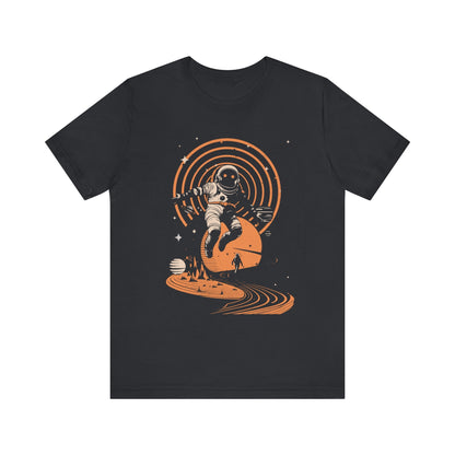 Explore the Cosmos with our Astronaut in Space Unisex Graphic T-shirt - KILLER RETRO