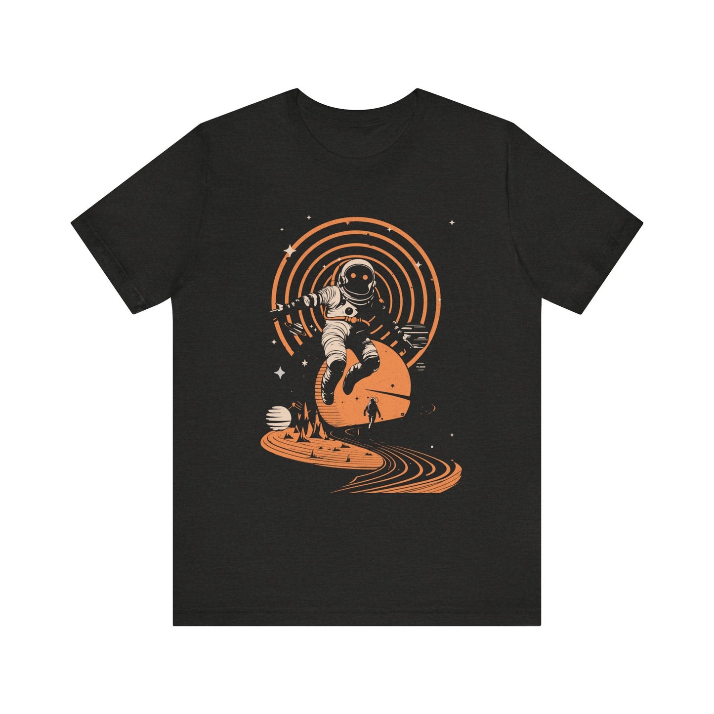 Explore the Cosmos with our Astronaut in Space Unisex Graphic T-shirt - KILLER RETRO