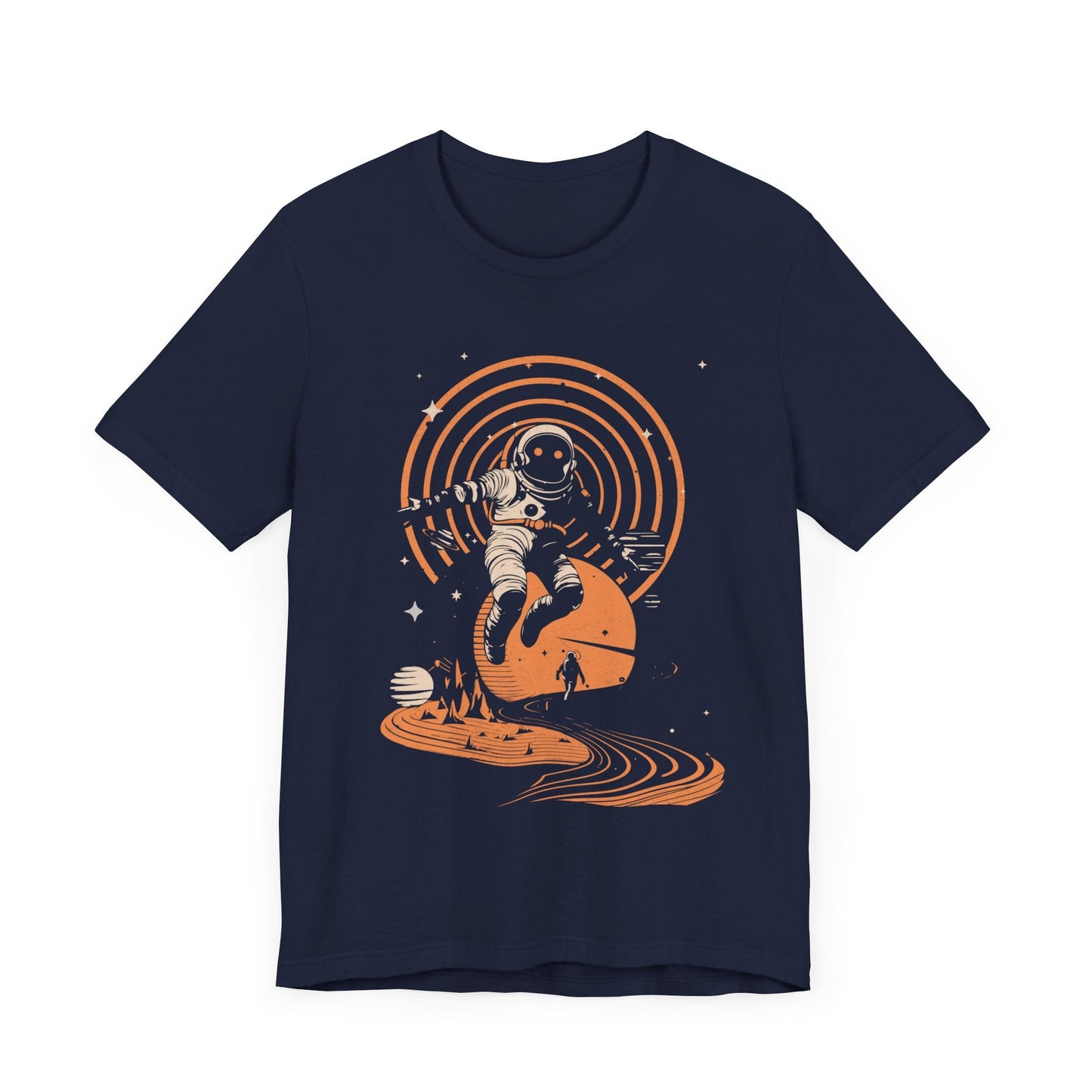 Explore the Cosmos with our Astronaut in Space Unisex Graphic T-shirt - KILLER RETRO