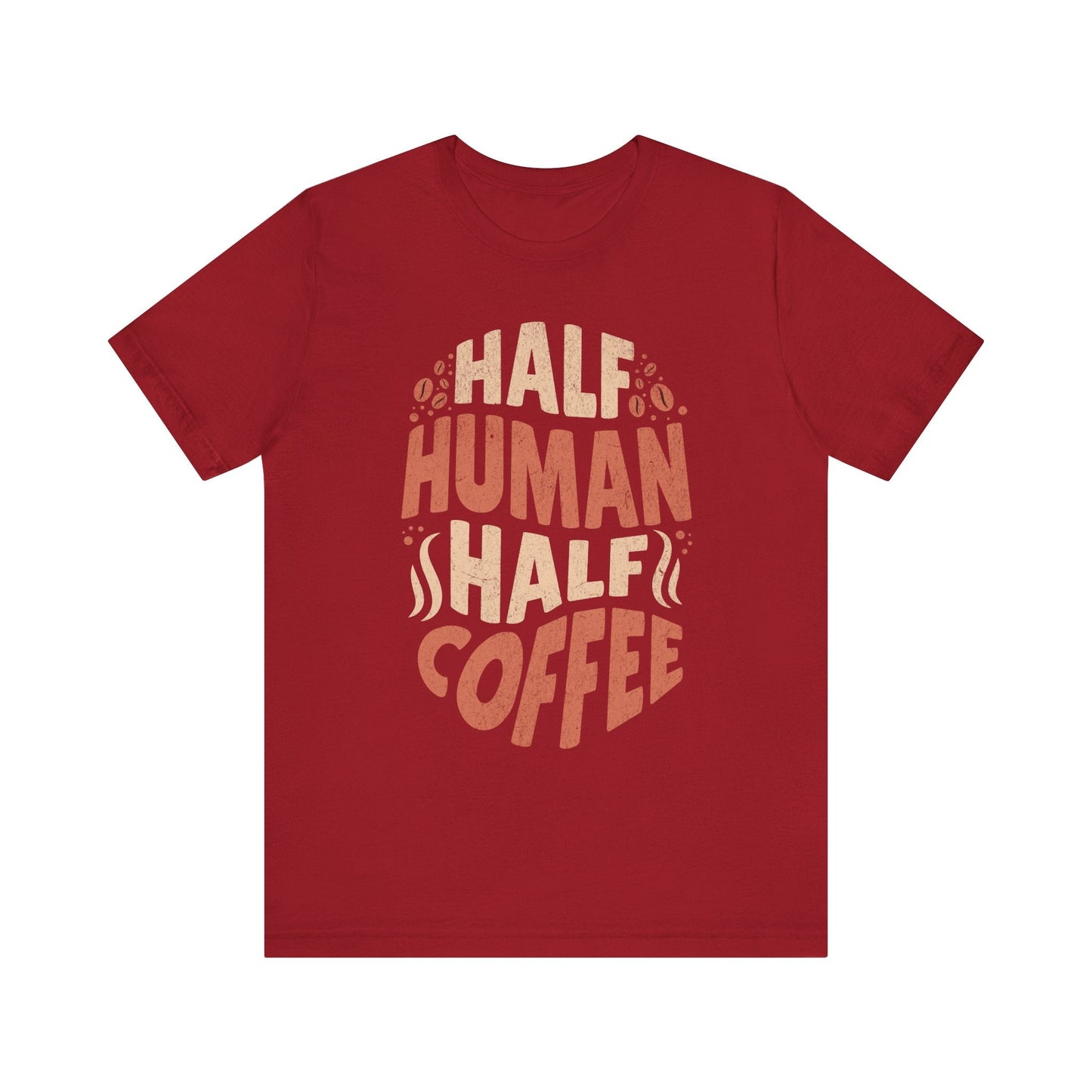 Half Human, Half Coffee Funny Retro Graphic Tee - KILLER RETRO