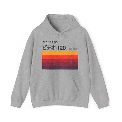 Japanese VHS Video Cassette Retro Graphic Hoodie - KILLER RETRO