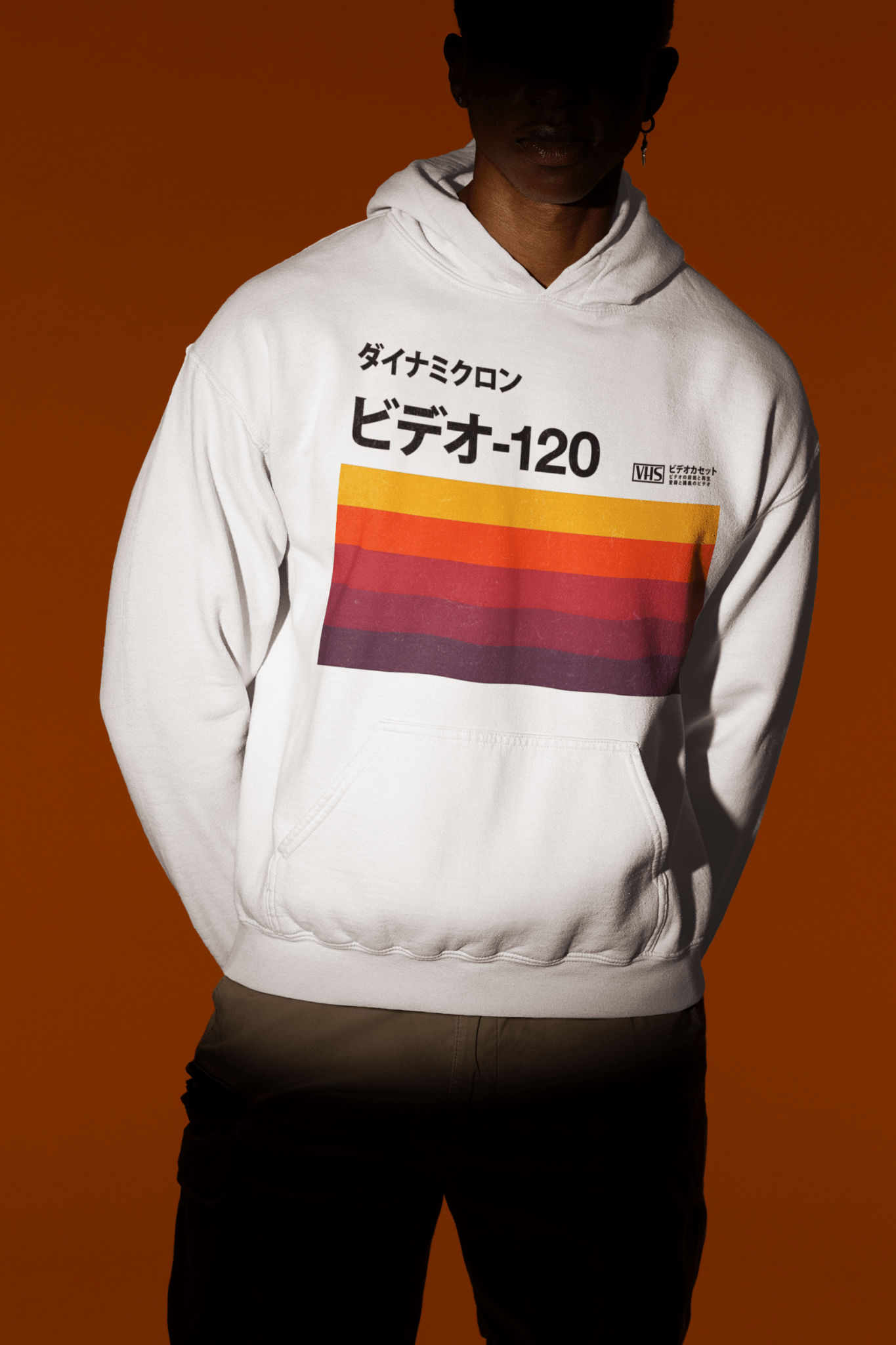 Japanese VHS Video Cassette Retro Graphic Hoodie - KILLER RETRO