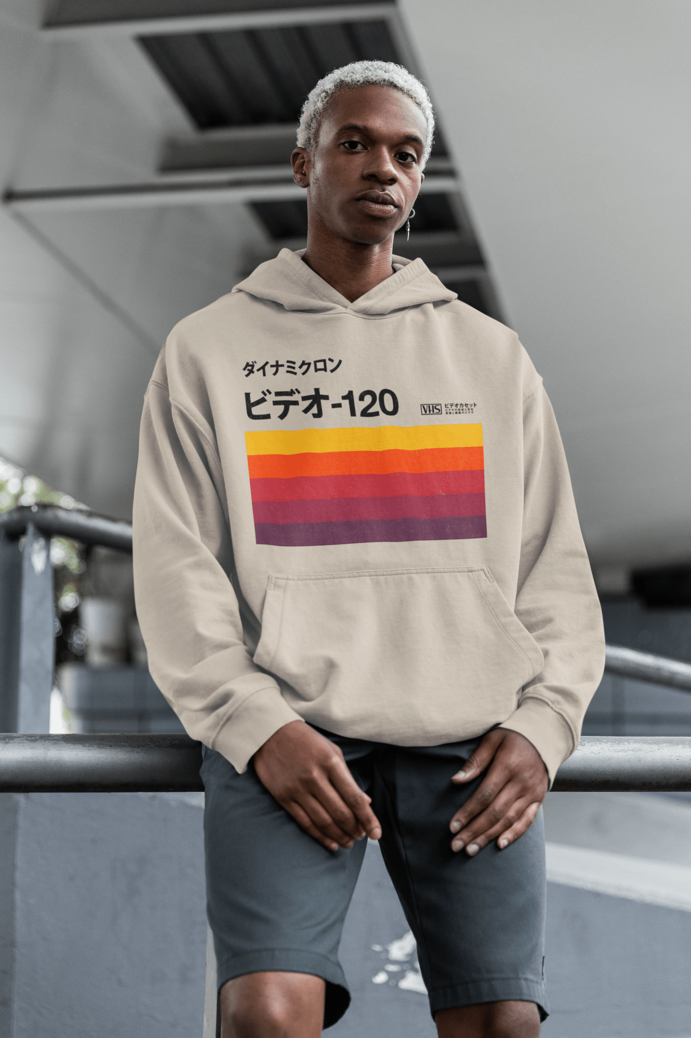 Japanese VHS Video Cassette Retro Graphic Hoodie - KILLER RETRO