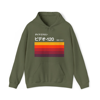 Japanese VHS Video Cassette Retro Graphic Hoodie - KILLER RETRO