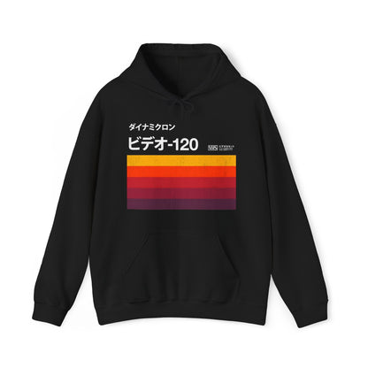 Japanese VHS Video Cassette Retro Graphic Hoodie - KILLER RETRO