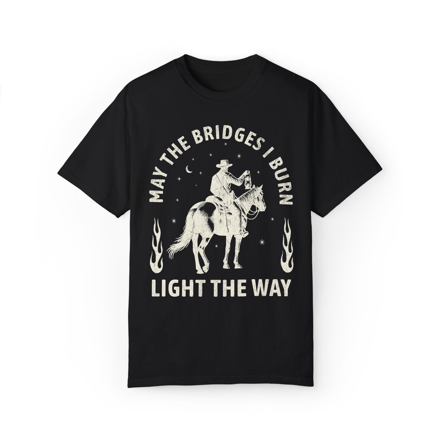 May The Bridges I Burn Light The Way Vintage Western Shirt. - KILLER RETRO