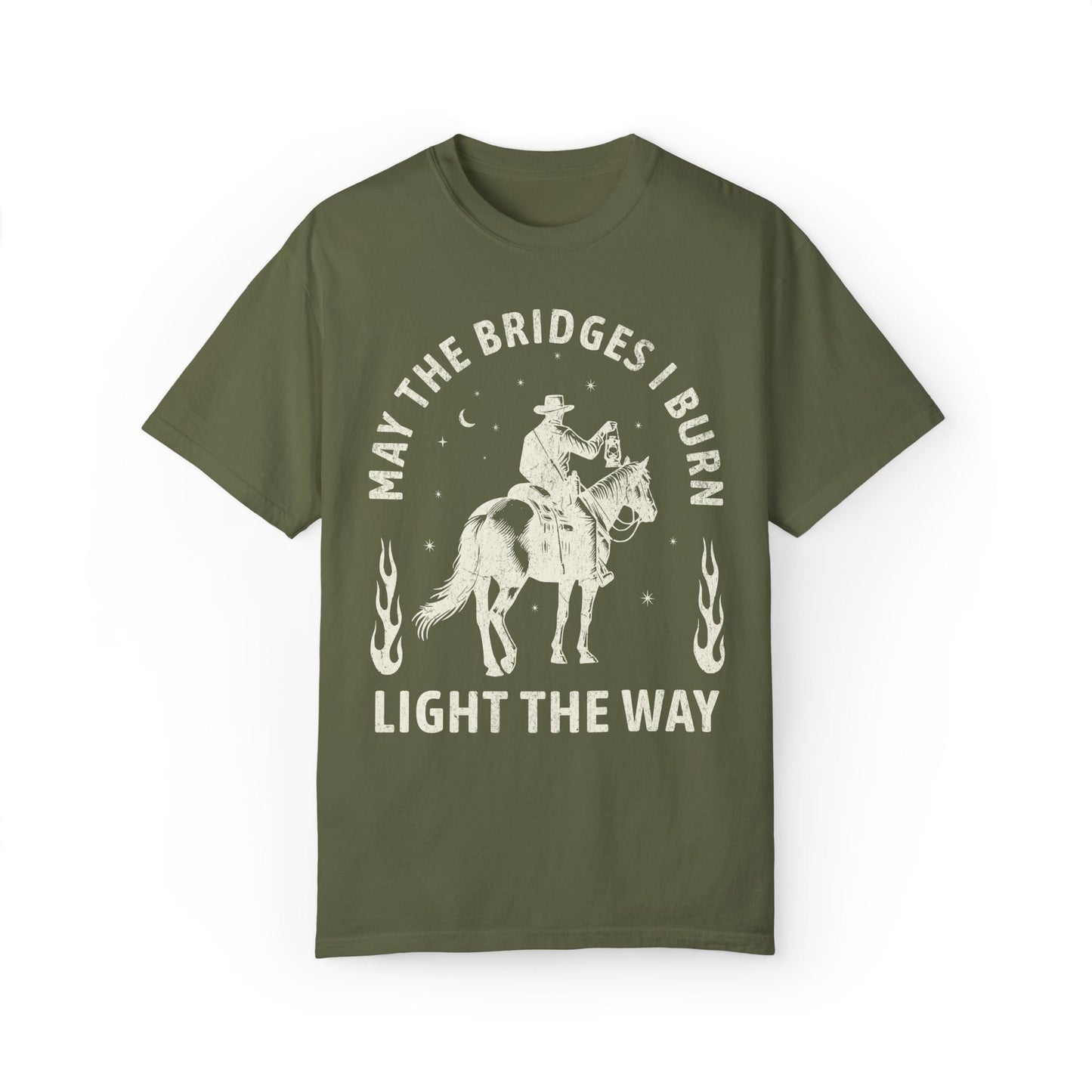 May The Bridges I Burn Light The Way Vintage Western Shirt. - KILLER RETRO