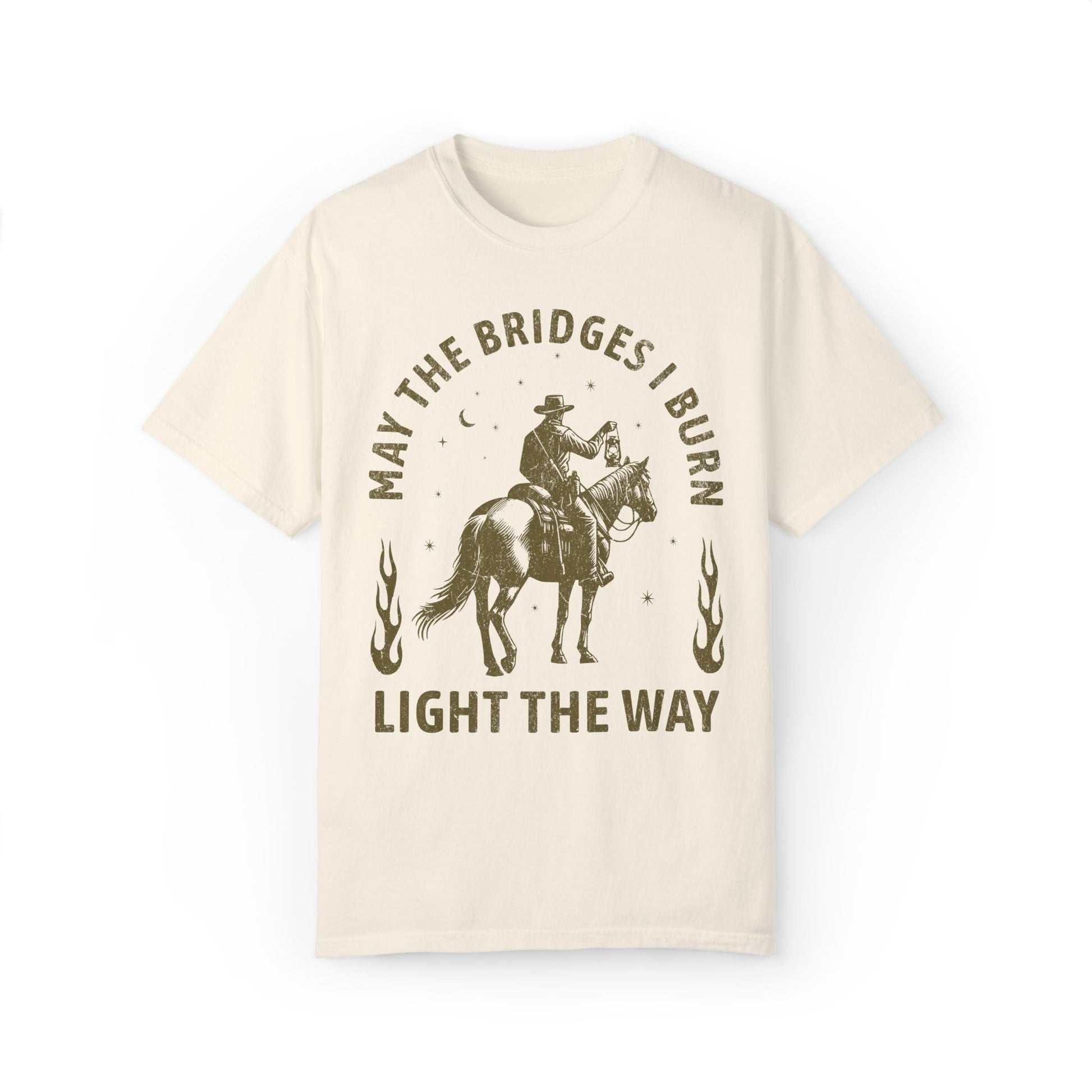 May The Bridges I Burn Light The Way Vintage Western Shirt. - KILLER RETRO