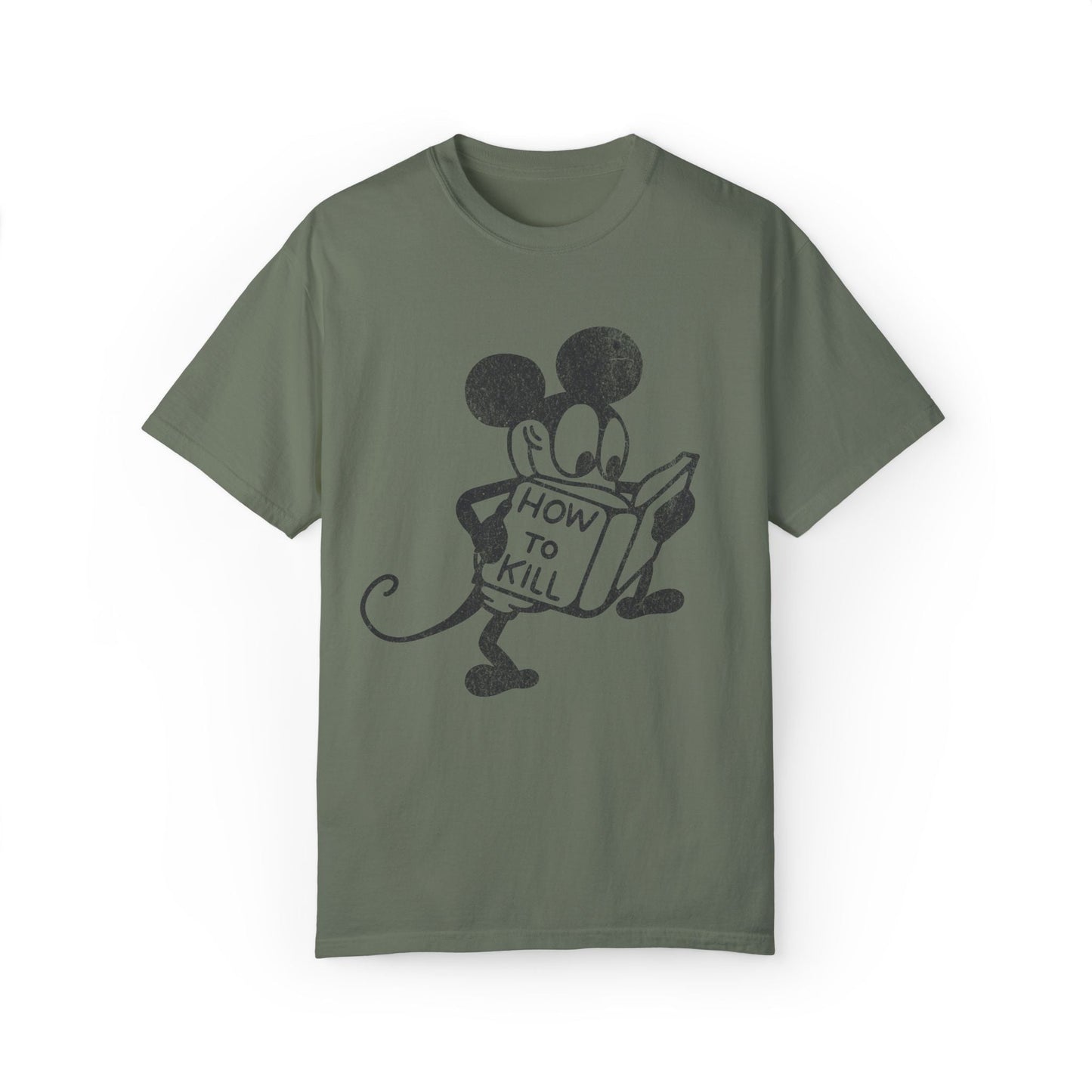 Mickey Mouse How To Kill Vintage T-shirt. - KILLER RETRO