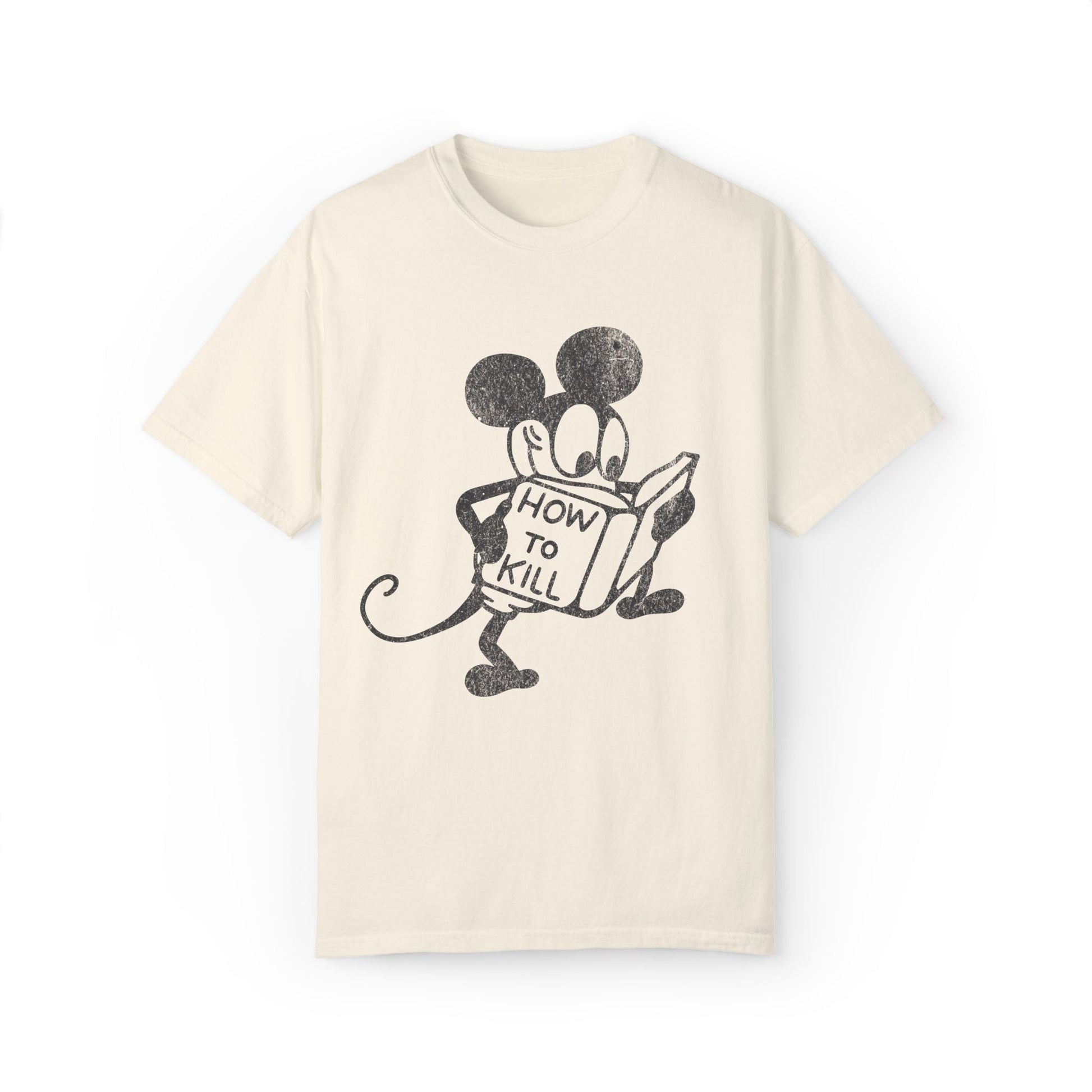 Mickey Mouse How To Kill Vintage T-shirt. - KILLER RETRO