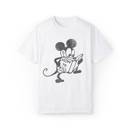 Mickey Mouse How To Kill Vintage T-shirt. - KILLER RETRO