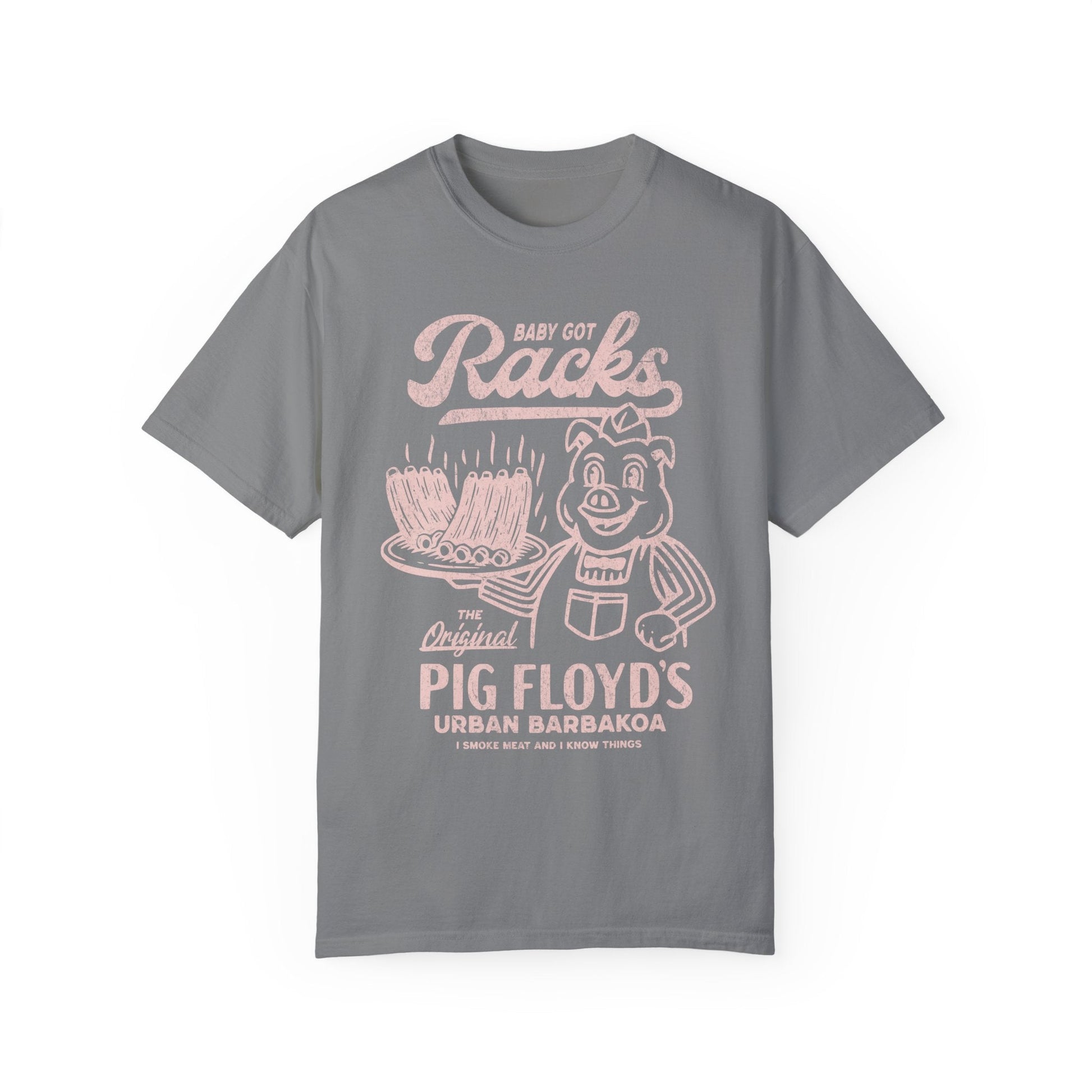 Retro Babby Got Racks Funny Meat Grill T-shirt - KILLER RETRO