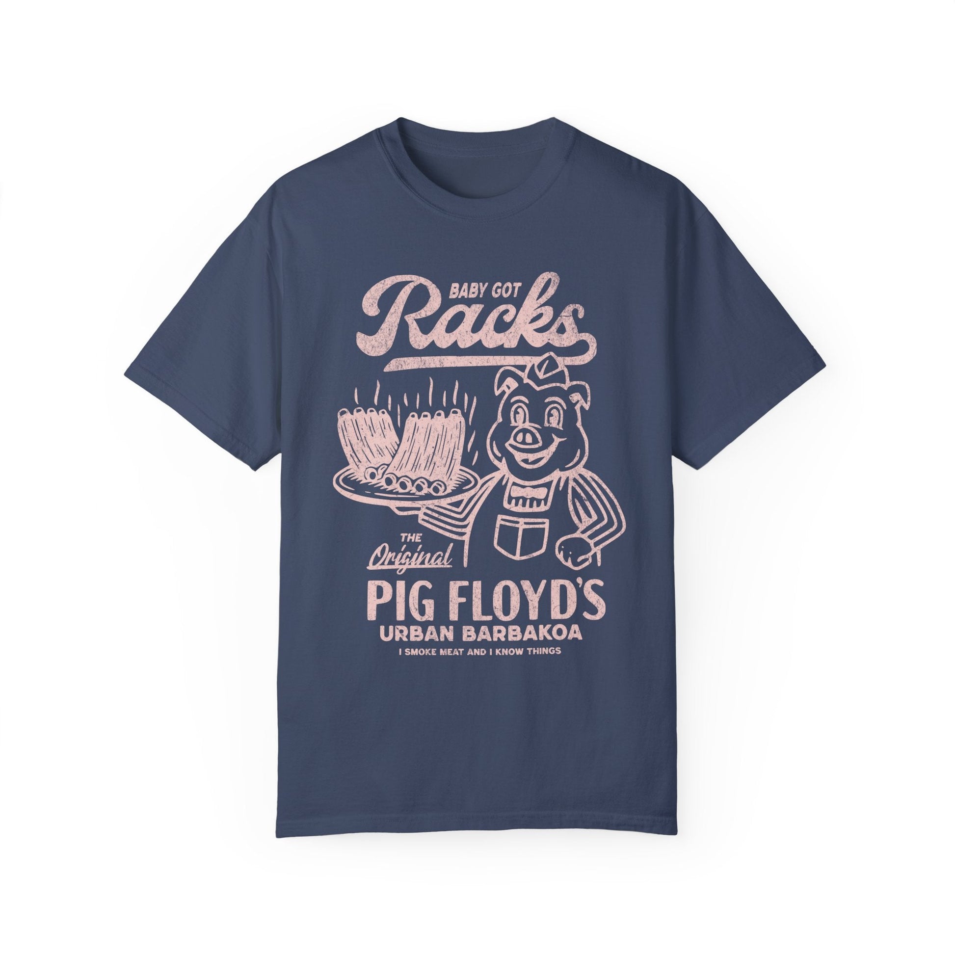 Retro Babby Got Racks Funny Meat Grill T-shirt - KILLER RETRO