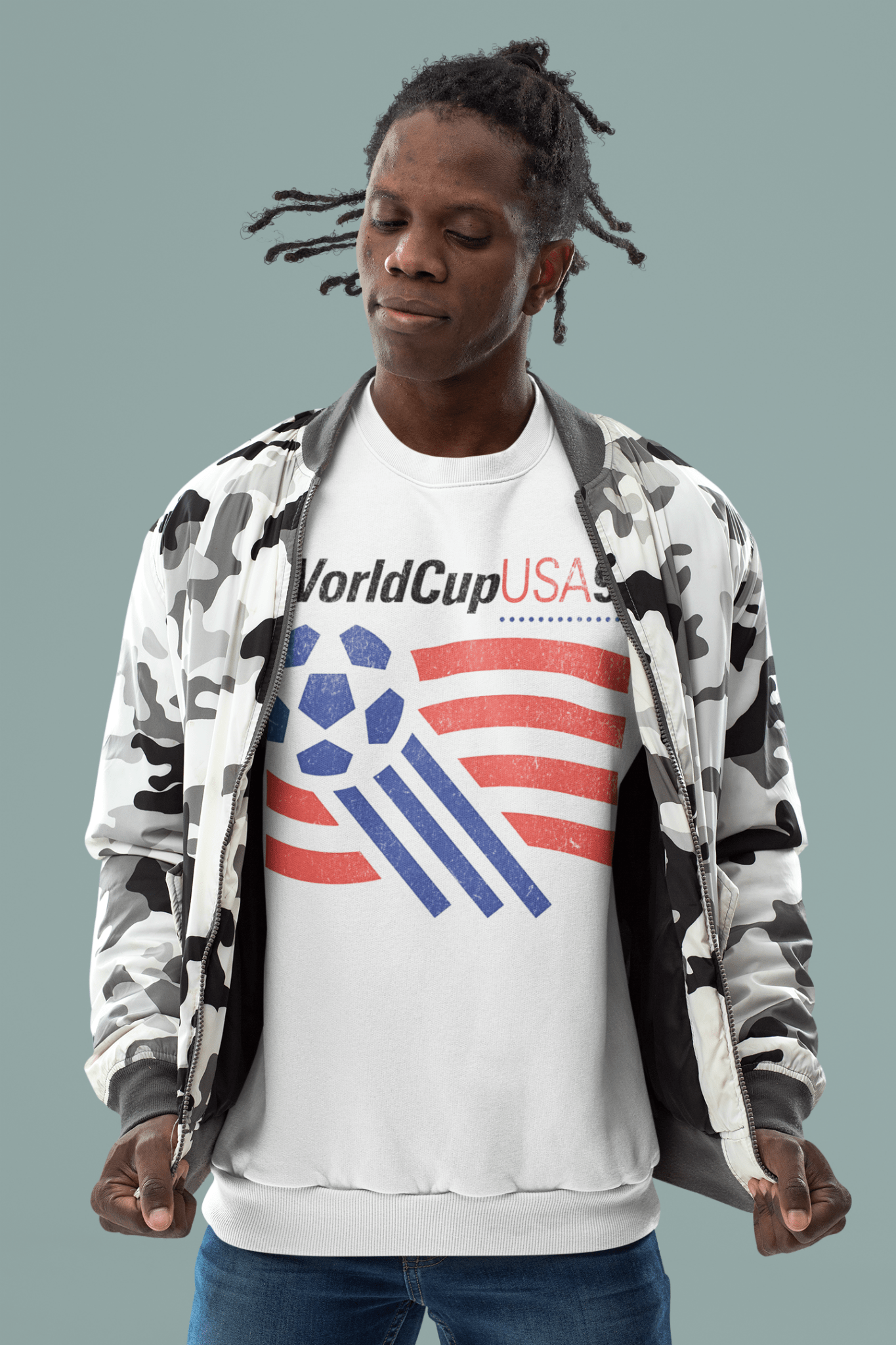 Retro World Cup USA 94 Soccer Sweatshirt. - KILLER RETRO