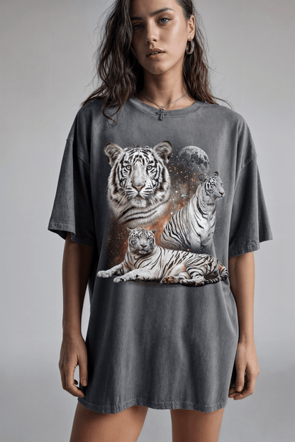 Siberian Tigers Vintage 90's Style T-shirt - KILLER RETRO