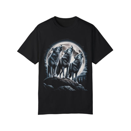 Three Wolves Howling Vintage T-shirt. - KILLER RETRO