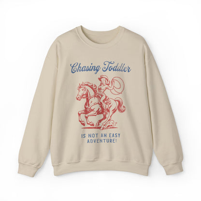 Vintage Chasing Toddler Retro Moms Sweatshirt. - KILLER RETRO