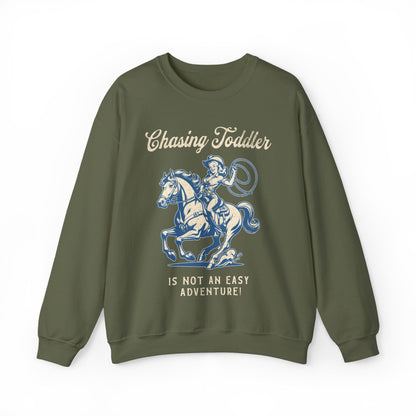 Vintage Chasing Toddler Retro Moms Sweatshirt. - KILLER RETRO