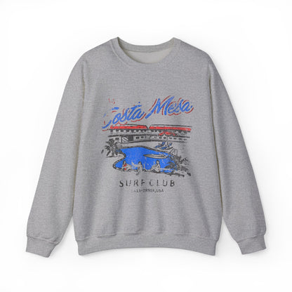 Vintage Distressed Costa Mesa Surf Club Retro Sweatshirt - KILLER RETRO