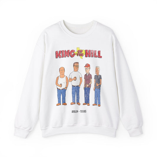 Vintage King Of The Hill Sweatshirt - Unisex Retro Shirt. Hank Hill, Bill Dauterive, Dale Gribble, Boomhauer. Unique Gift. - KILLER RETRO