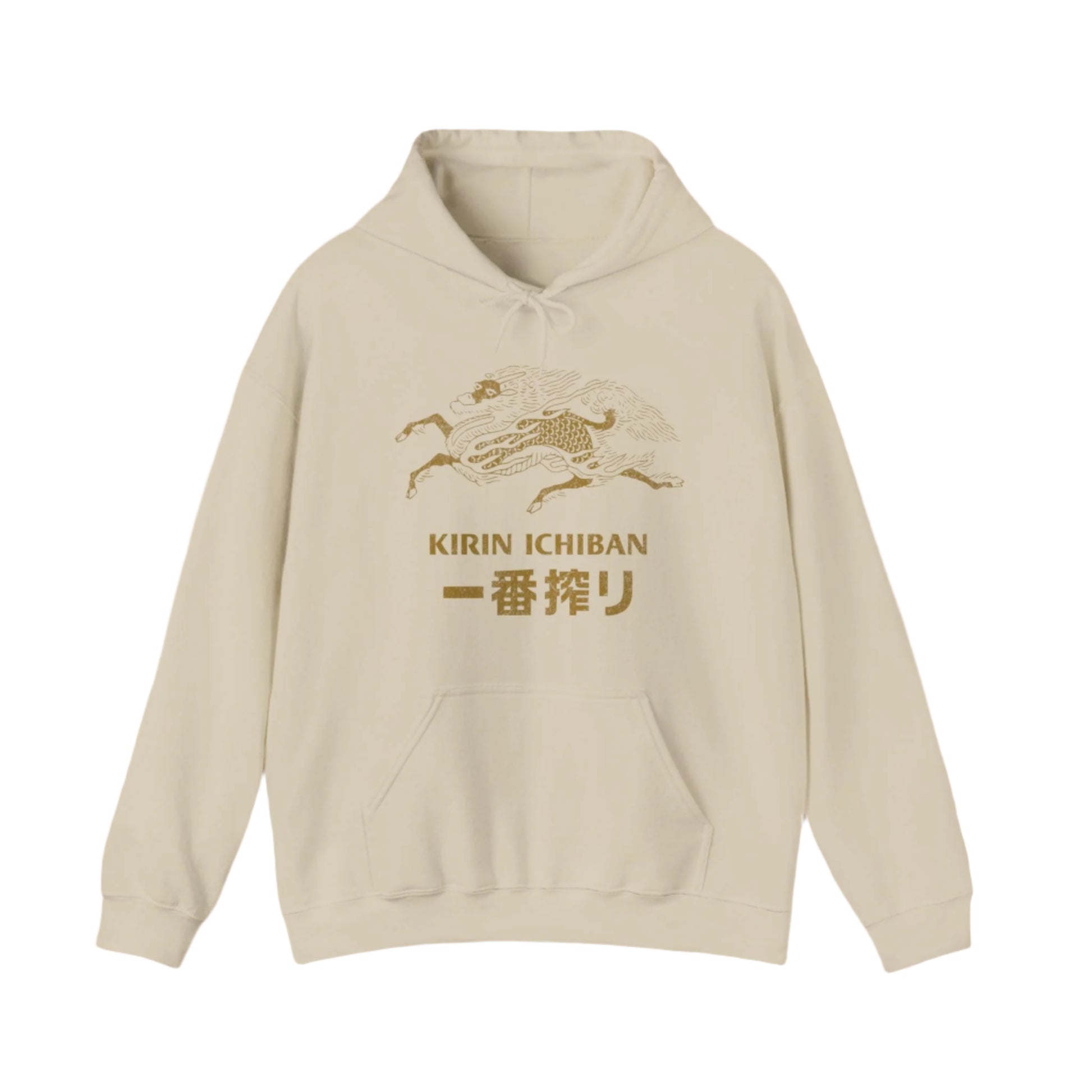 Vintage Kirin Ichiban Japanese Beer Retro Hoodie - KILLER RETRO